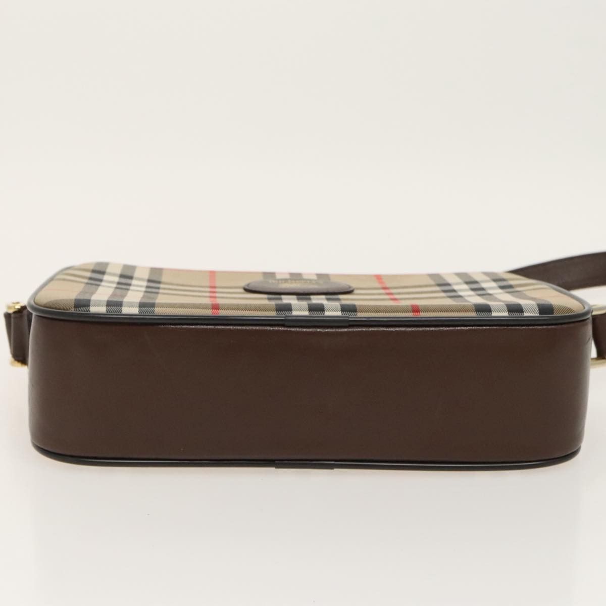 Burberry Nova Check Beige Canvas Shoulder Bag (Pre-Owned) Size ONE SIZE - 20 Thumbnail