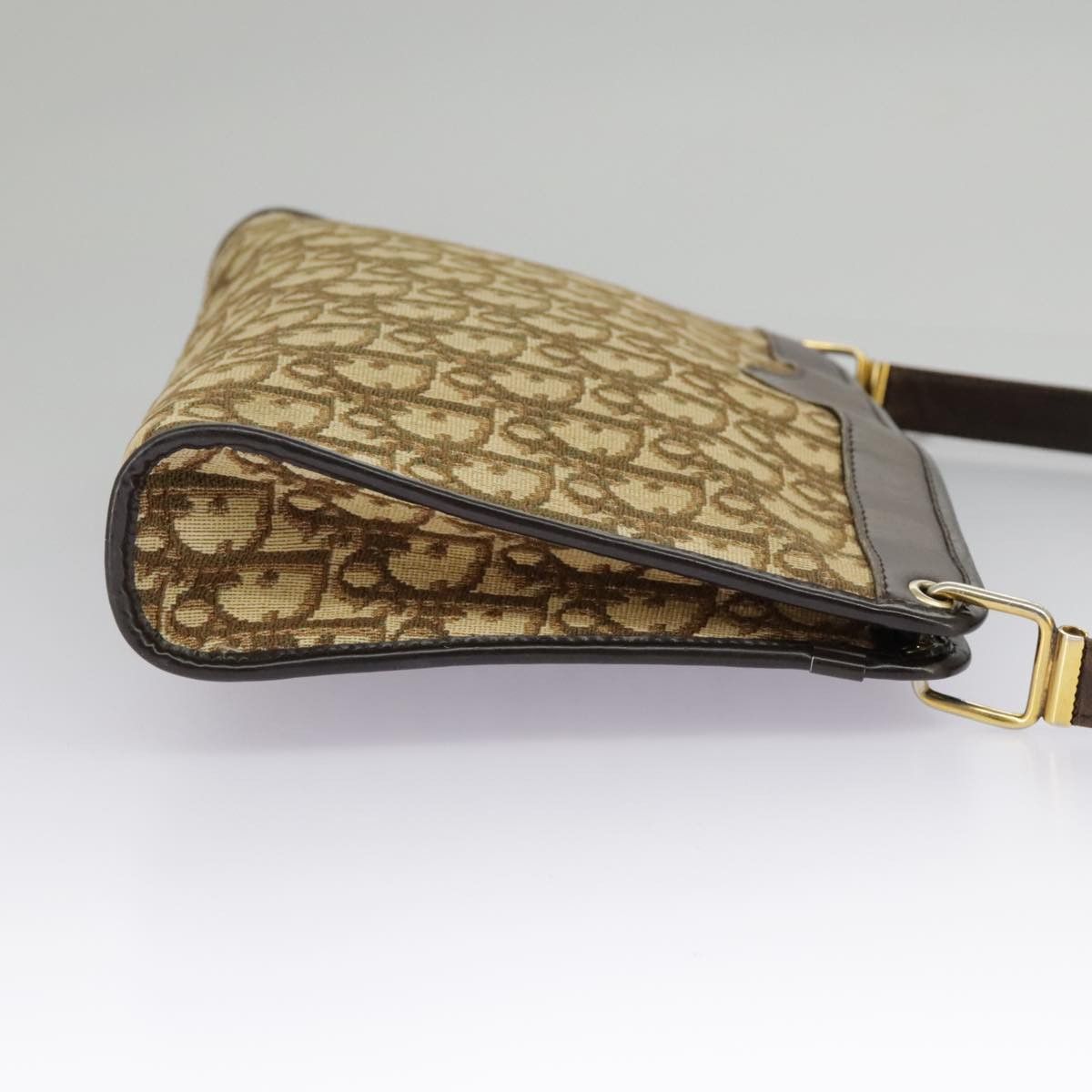 Dior 30 Montaigne Beige Canvas Shoulder Bag (Pre-Owned) Size ONE SIZE - 4 Thumbnail