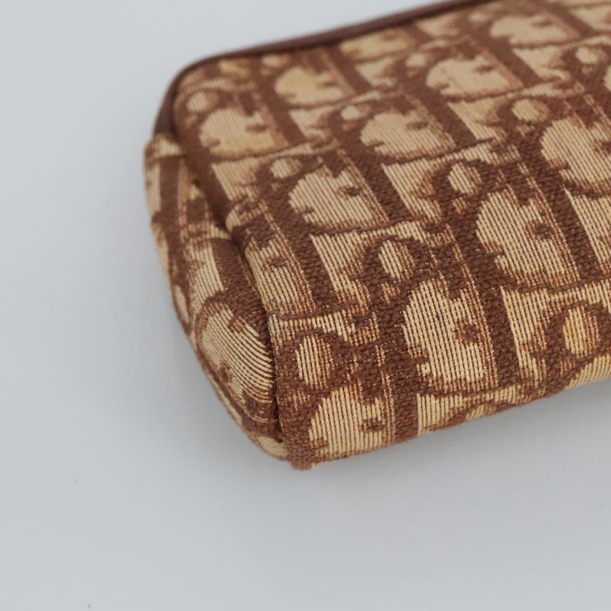 Dior Oblique Brown Canvas Clutch Bag (Pre-Owned) Size ONE SIZE - 11 Thumbnail
