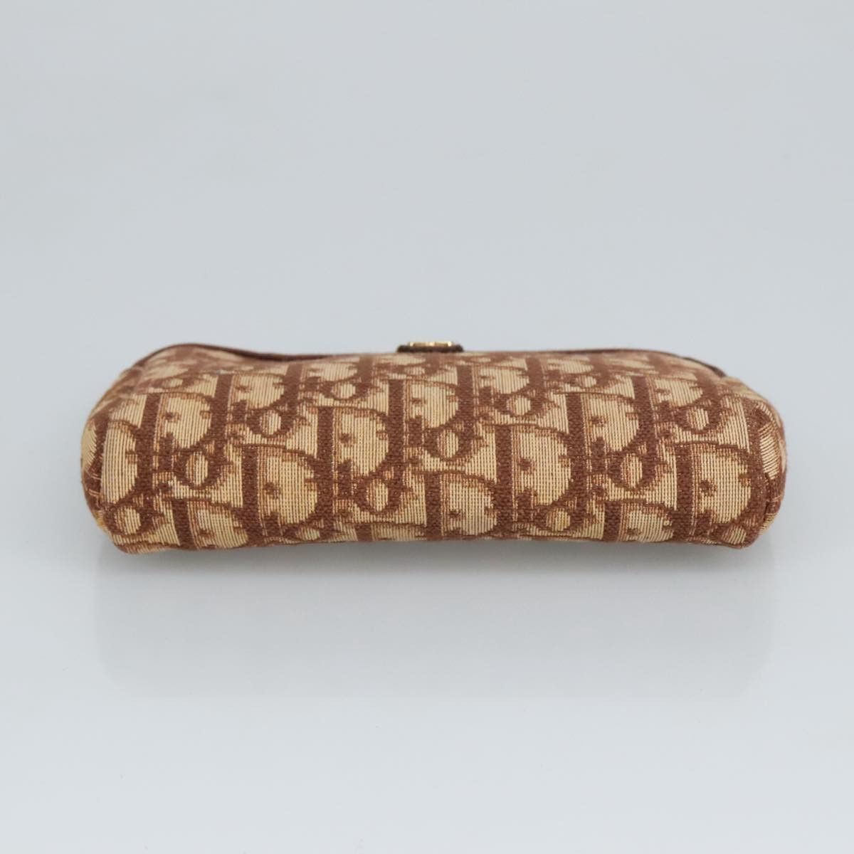 Dior Oblique Brown Canvas Clutch Bag (Pre-Owned) Size ONE SIZE - 7 Thumbnail