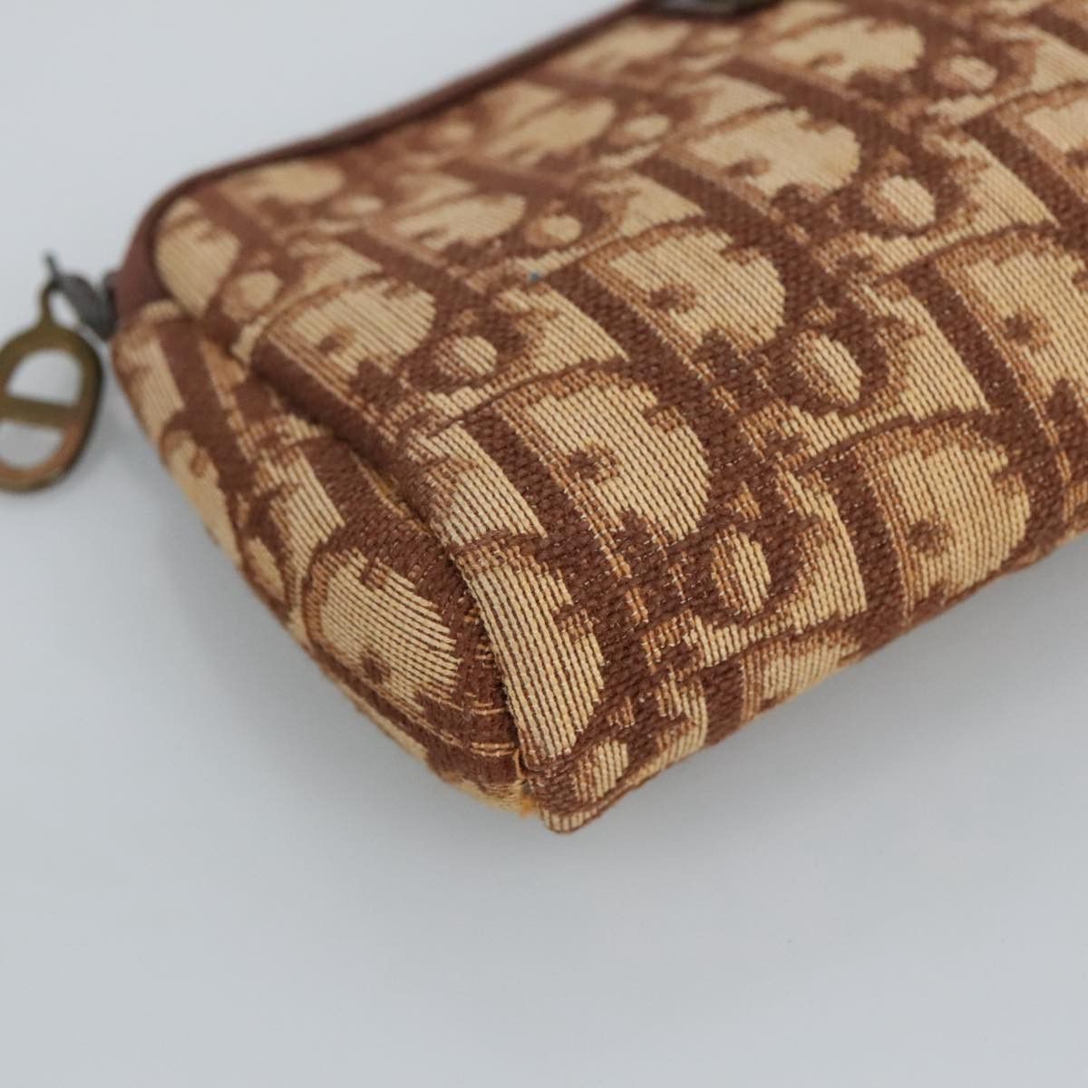 Dior Oblique Brown Canvas Clutch Bag (Pre-Owned) Size ONE SIZE - 9 Thumbnail