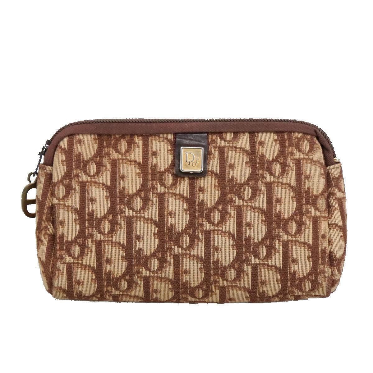 Dior Oblique Brown Canvas Clutch Bag (Pre-Owned) Size ONE SIZE - 2 Thumbnail