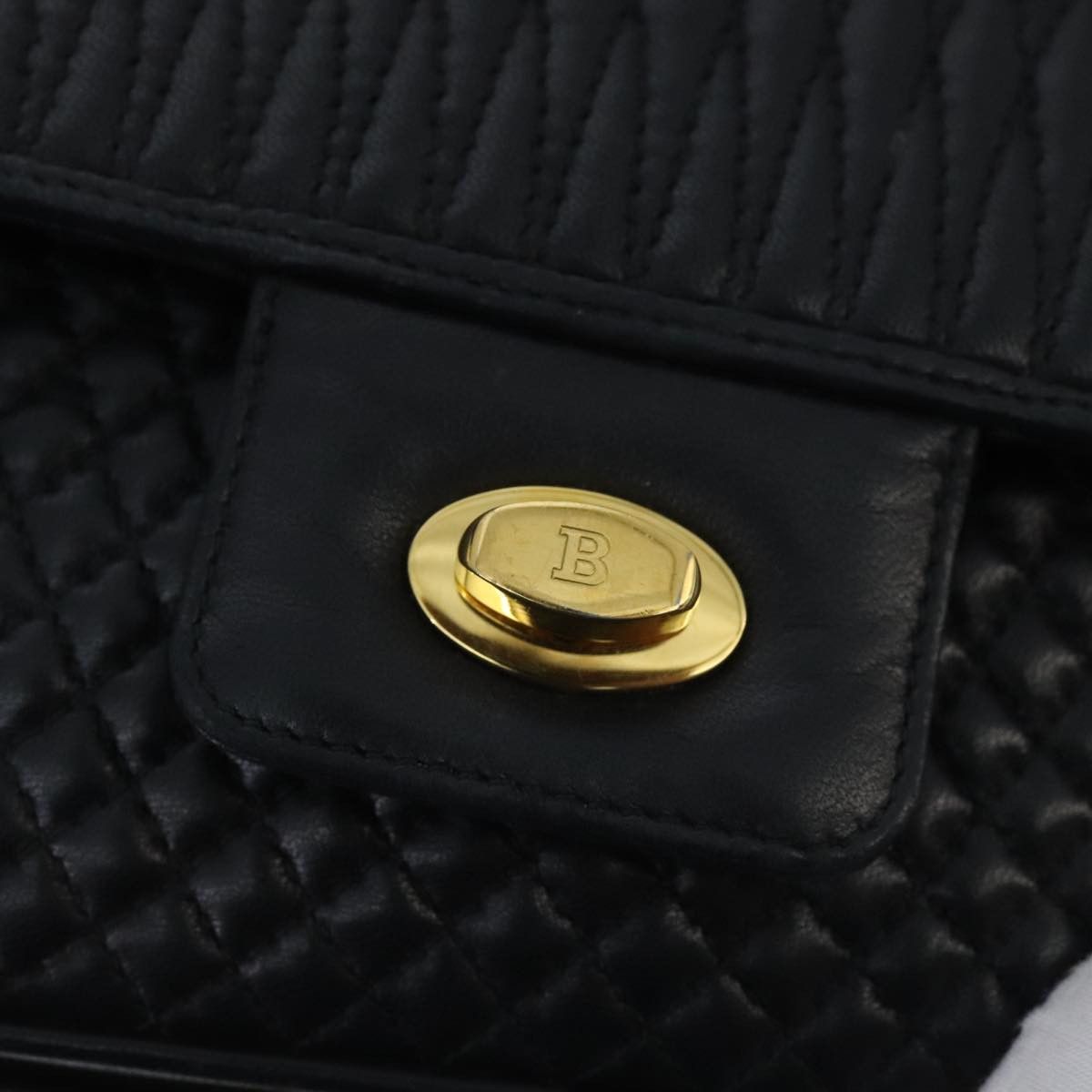 Bally Black Leather Shoulder Bag (Pre-Owned) Size ONE SIZE - 14 Thumbnail
