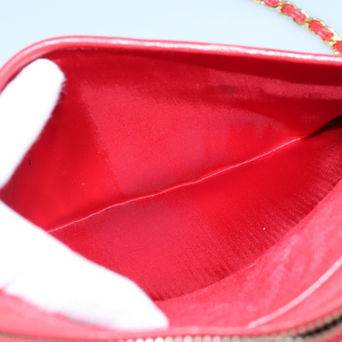 Chanel Camera Red Canvas Shoulder Bag (Pre-Owned) Size ONE SIZE - 11 Thumbnail