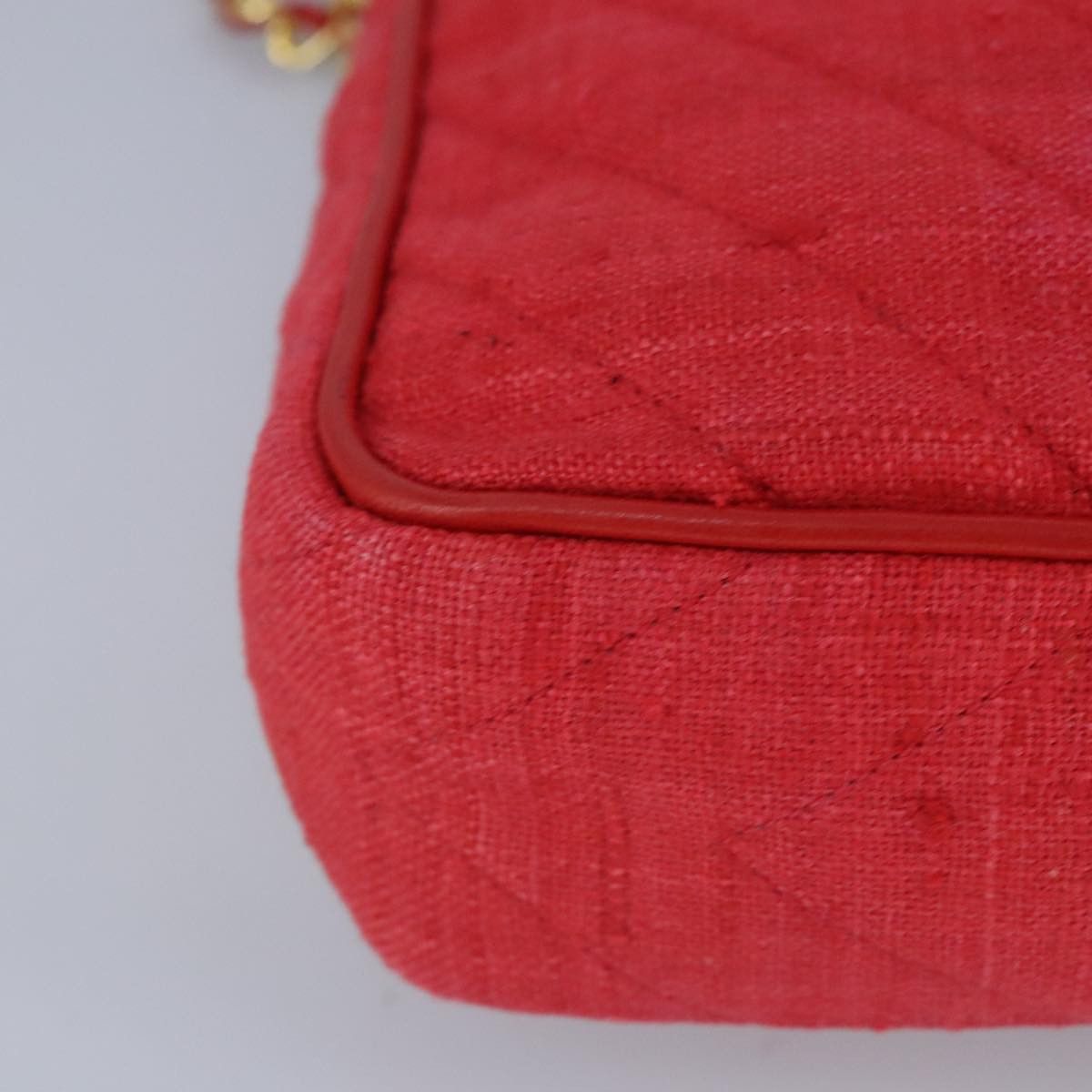 Chanel Camera Red Canvas Shoulder Bag (Pre-Owned) Size ONE SIZE - 9 Thumbnail