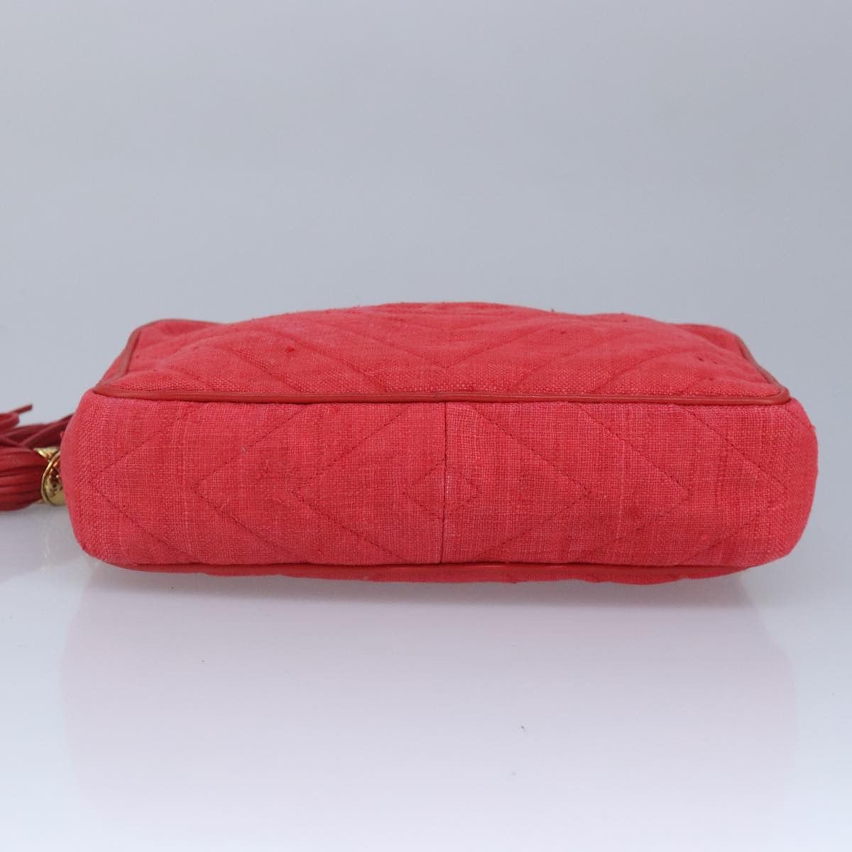 Chanel Camera Red Canvas Shoulder Bag (Pre-Owned) Size ONE SIZE - 12 Thumbnail