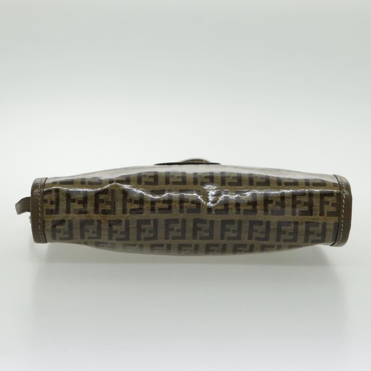 Fendi Zucchino Brown Canvas Shoulder Bag (Pre-Owned) Size ONE SIZE - 8 Thumbnail
