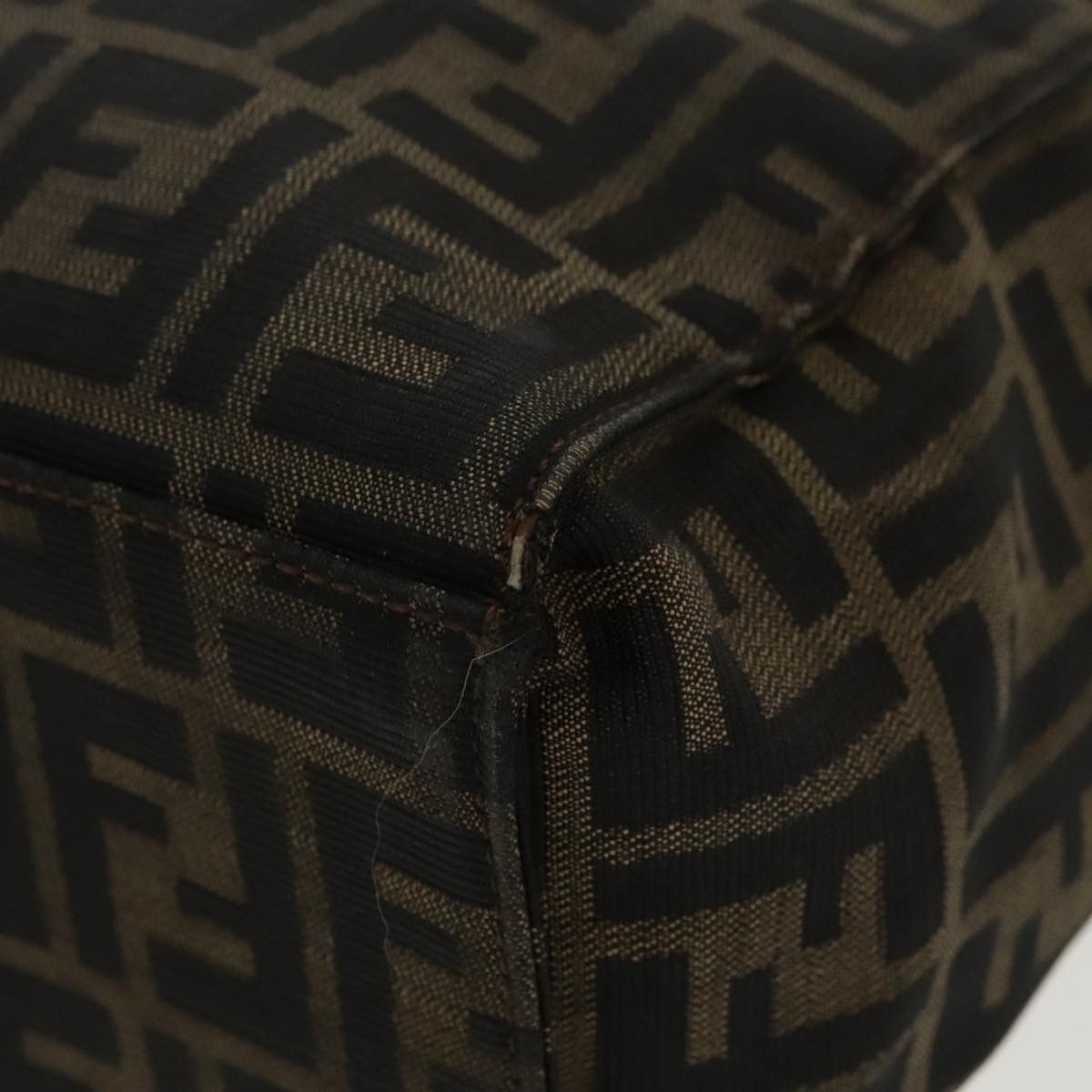 Fendi Mamma Baguette Brown Canvas Shoulder Bag (Pre-Owned) Size ONE SIZE - 8 Thumbnail