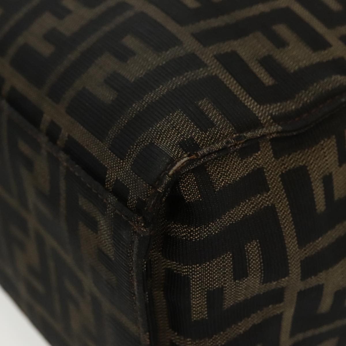 Fendi Mamma Baguette Brown Canvas Shoulder Bag (Pre-Owned) Size ONE SIZE - 9 Thumbnail