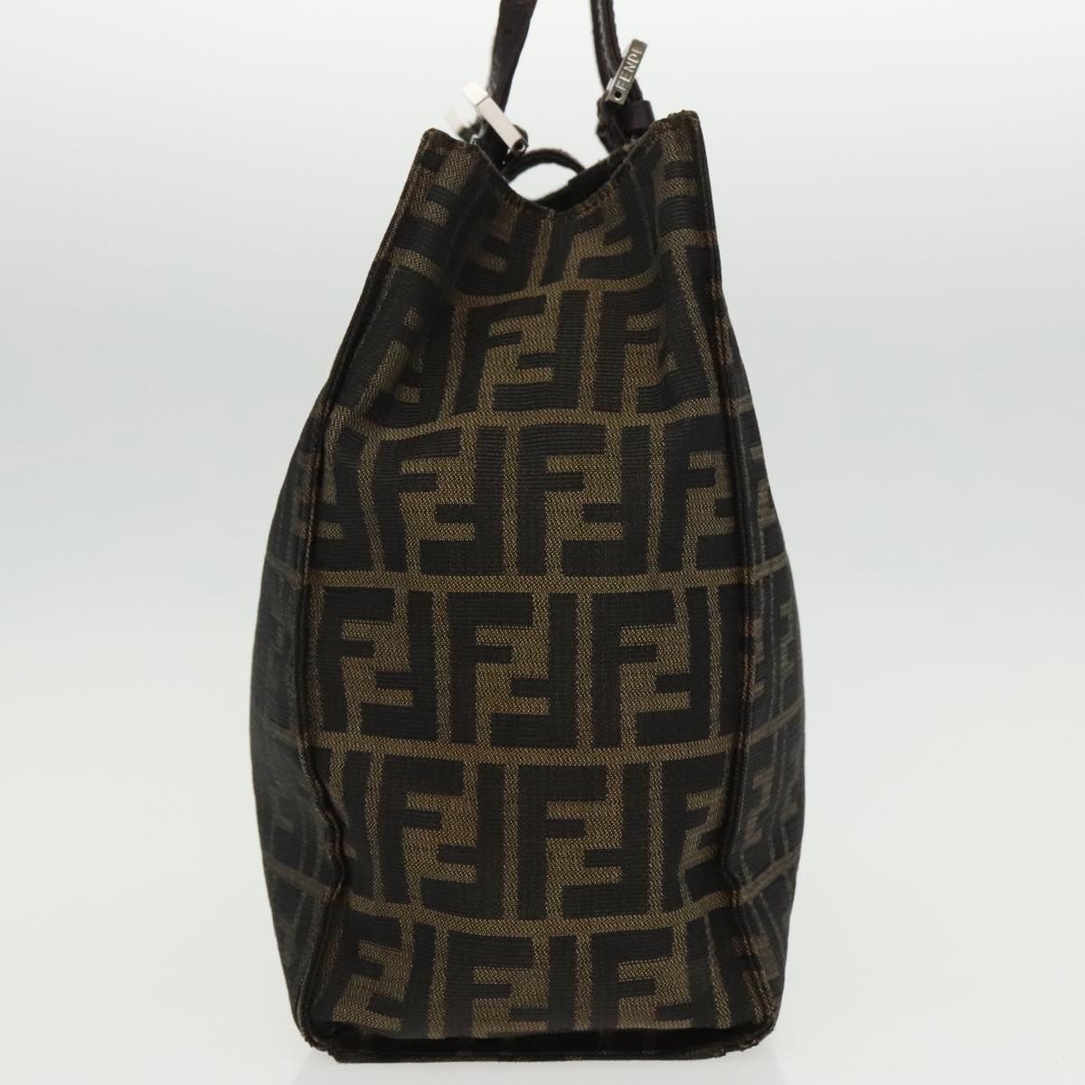 Fendi Mamma Baguette Brown Canvas Shoulder Bag (Pre-Owned) Size ONE SIZE - 3 Thumbnail