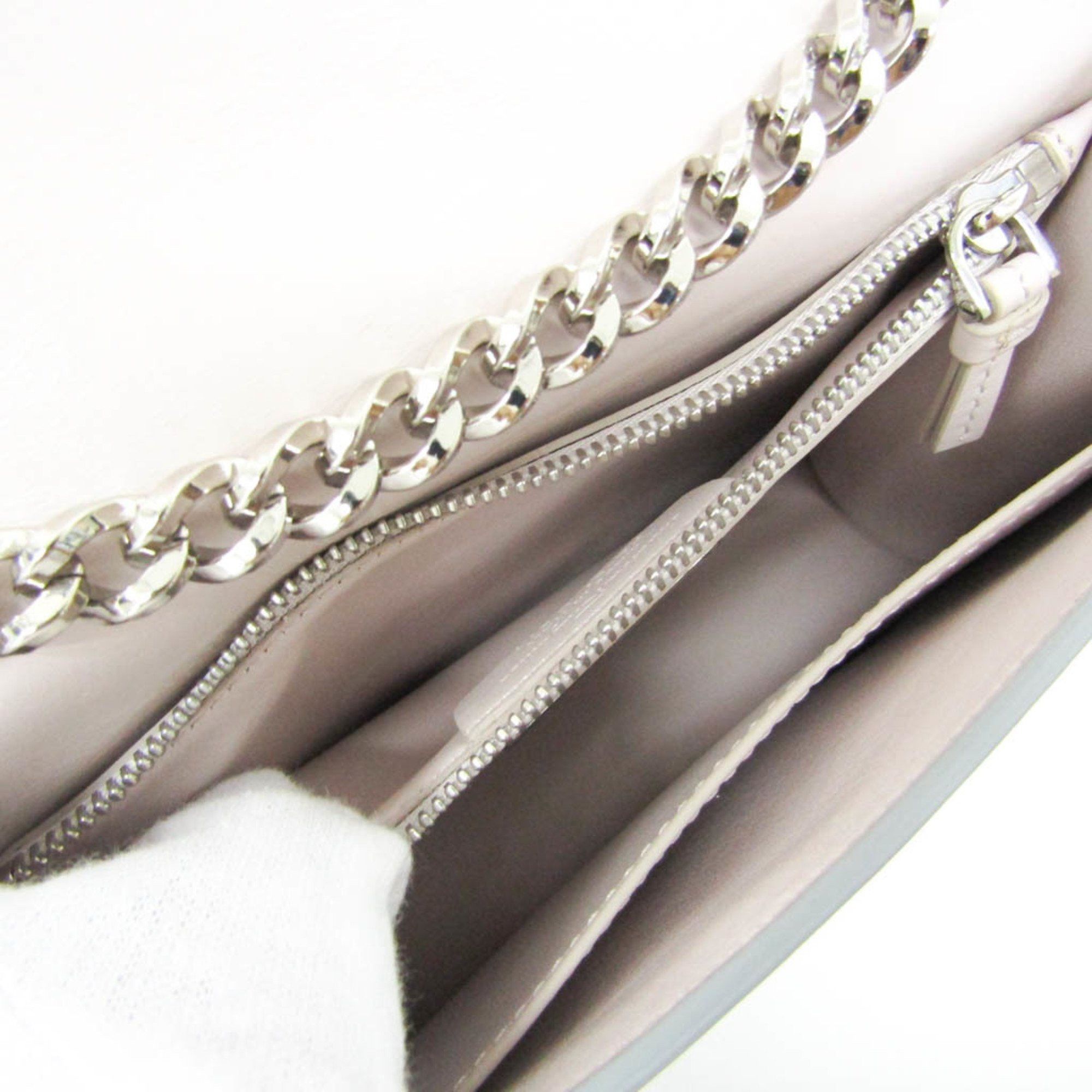 Salvatore Ferragamo Vara Silver Leather Shoulder Bag (Pre-Owned) Size ONE SIZE - 15 Thumbnail