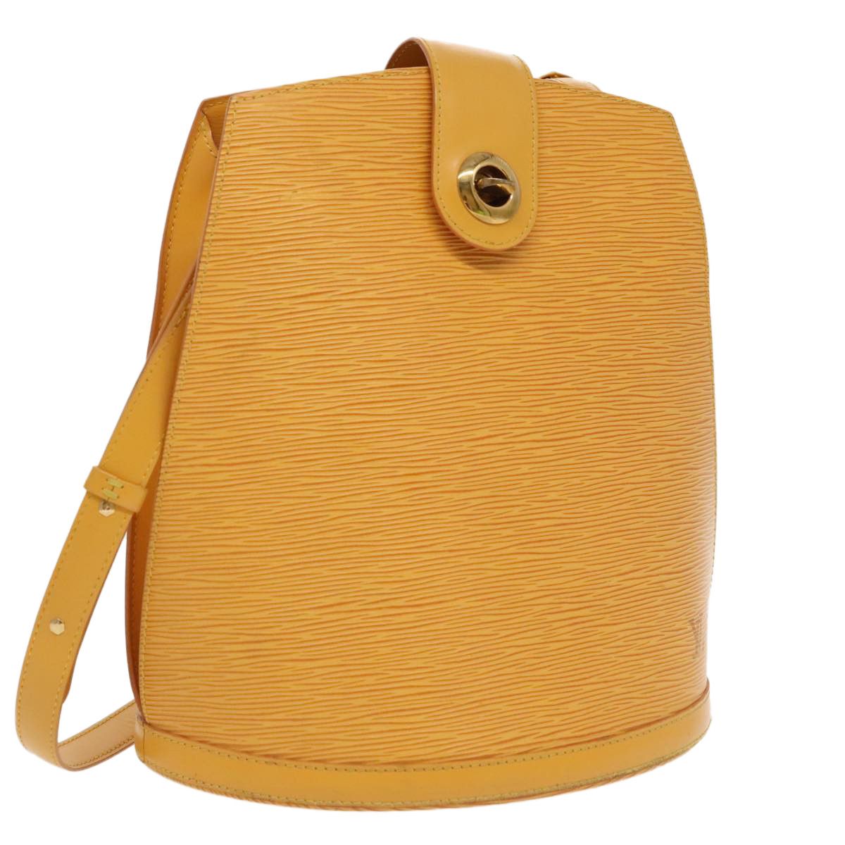 Louis Vuitton Cluny Yellow Leather Shoulder Bag (Pre-Owned) Size ONE SIZE - 17 Thumbnail