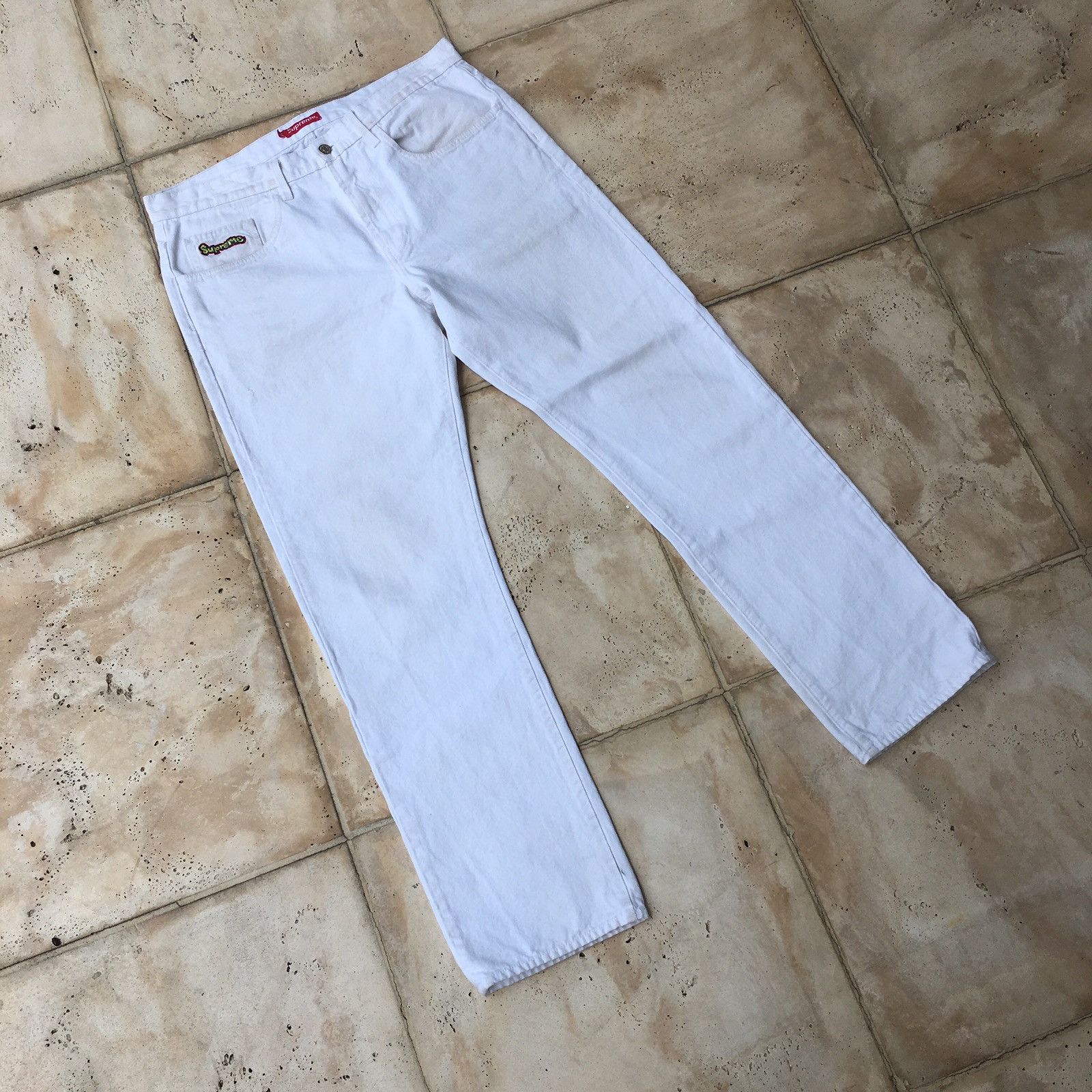 Supreme Supreme Mark Gonzales Denim Jeans | Grailed