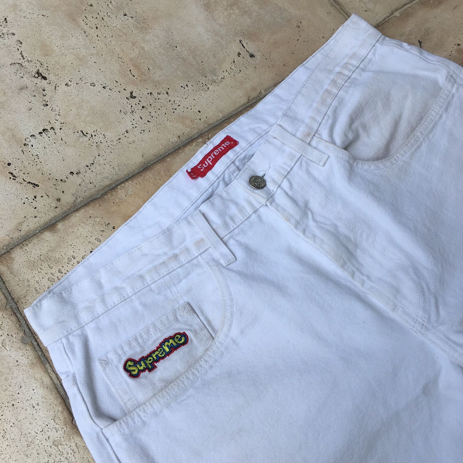 Supreme Supreme Mark Gonzales Denim Jeans | Grailed