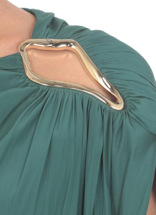Lanvin LANVIN Women Mid Skirts RWDR0021 4778H23275 Green Size S / US 4 / IT 40 - 4 Thumbnail