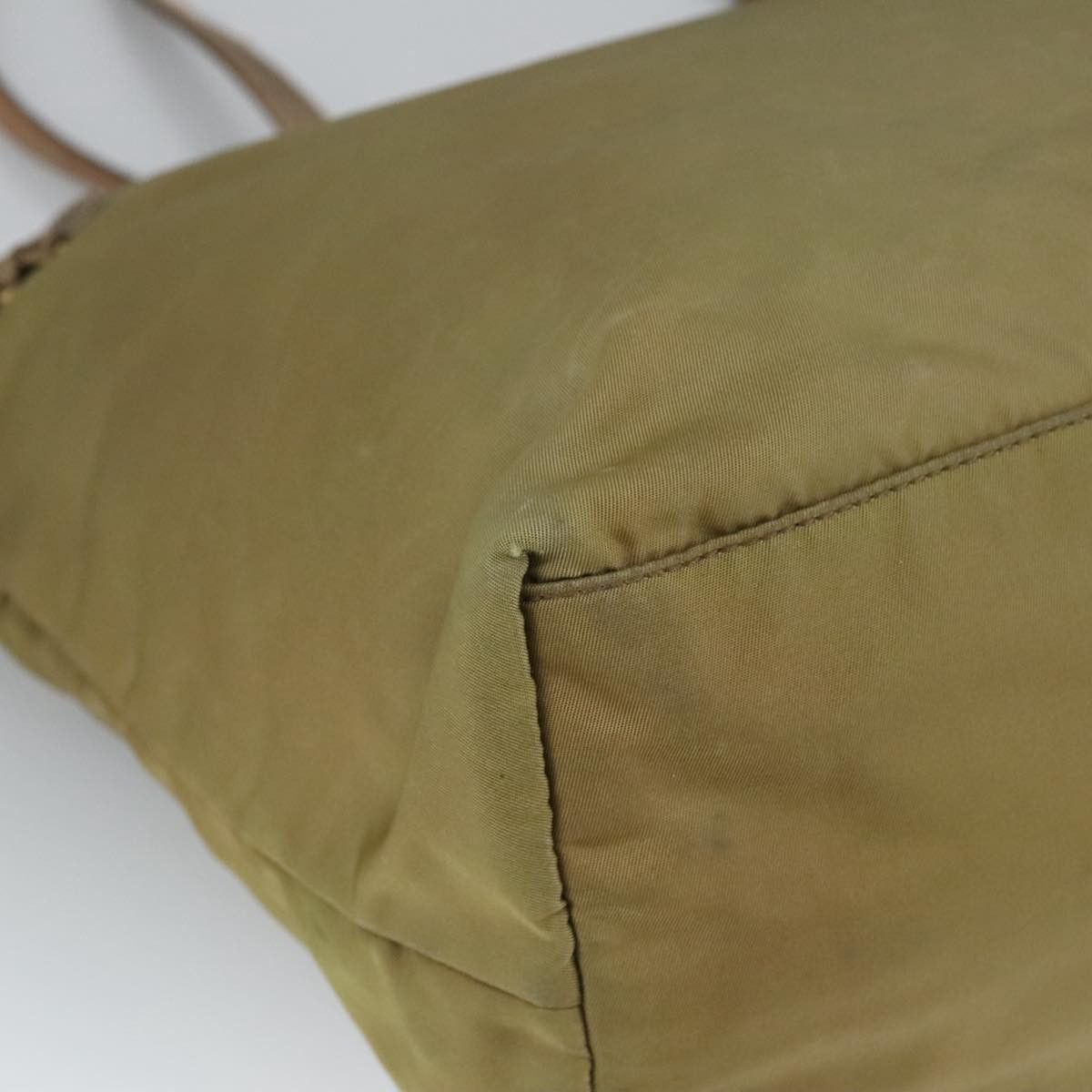 Prada Re-Nylon Khaki Synthetic Tote Bag (Pre-Owned) Size ONE SIZE - 10 Thumbnail