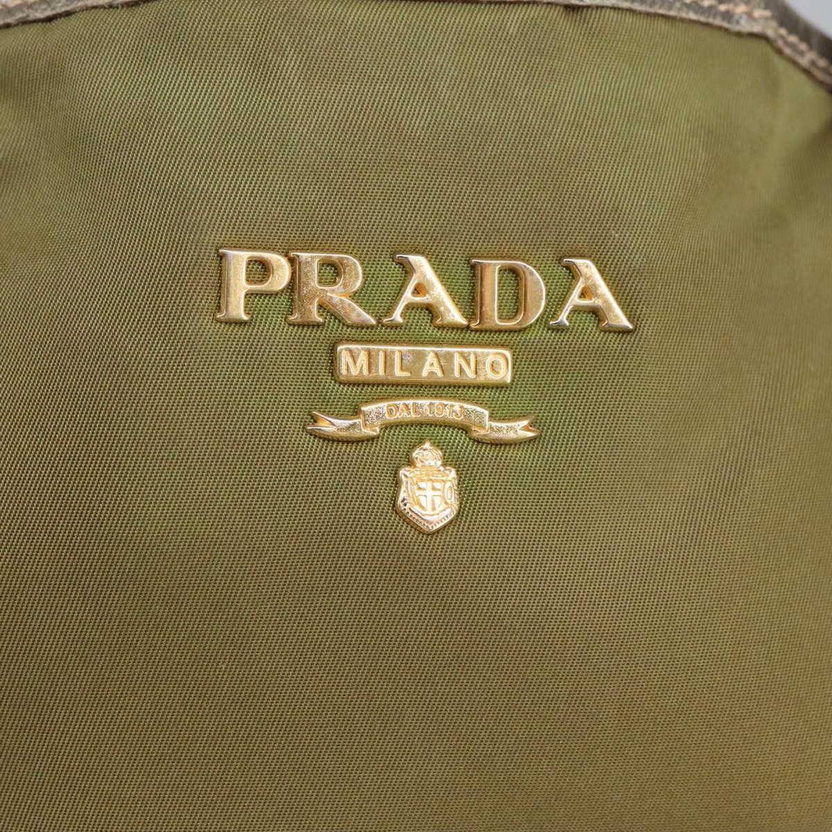 Prada Re-Nylon Khaki Synthetic Tote Bag (Pre-Owned) Size ONE SIZE - 20 Thumbnail