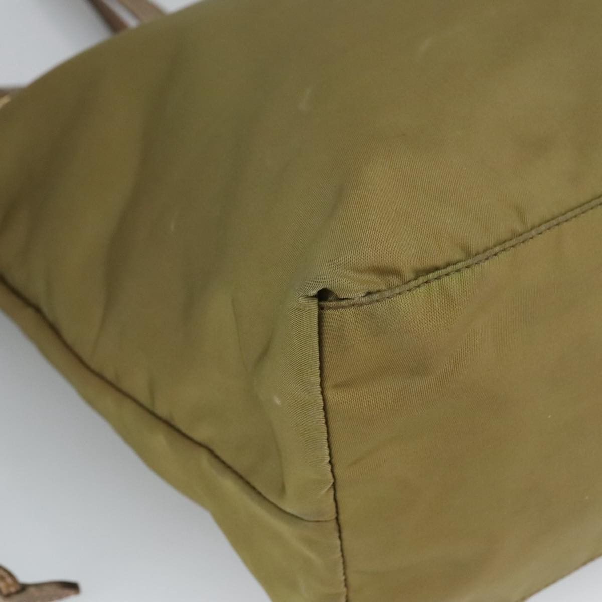 Prada Re-Nylon Khaki Synthetic Tote Bag (Pre-Owned) Size ONE SIZE - 9 Thumbnail