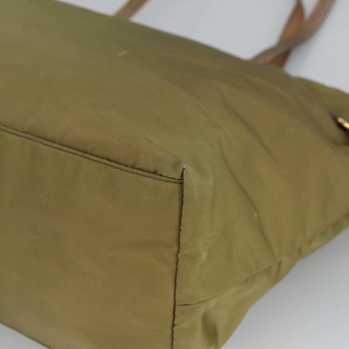 Prada Re-Nylon Khaki Synthetic Tote Bag (Pre-Owned) Size ONE SIZE - 8 Thumbnail