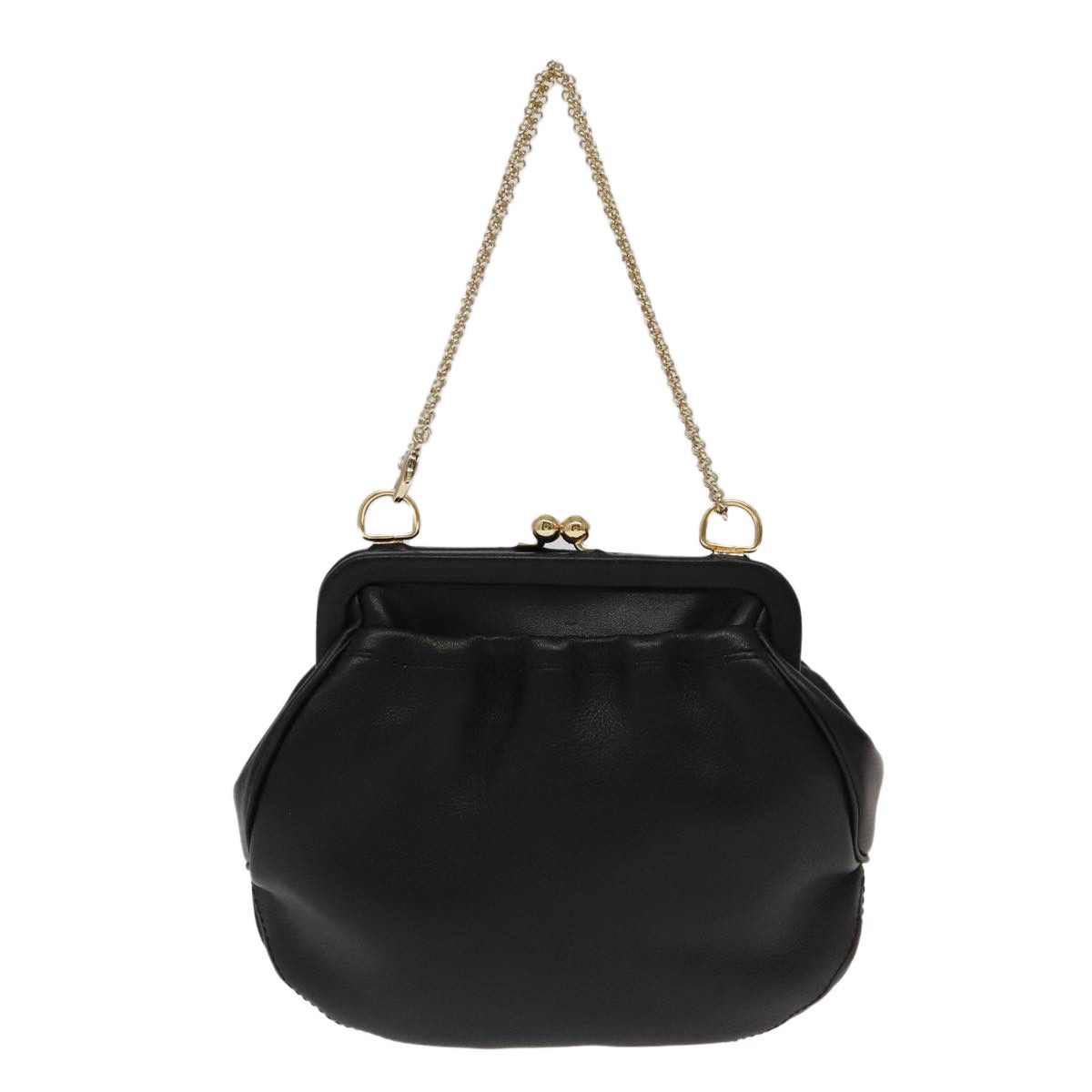Salvatore Ferragamo Vara Black Leather Shoulder Bag (Pre-Owned) Size ONE SIZE - 2 Thumbnail