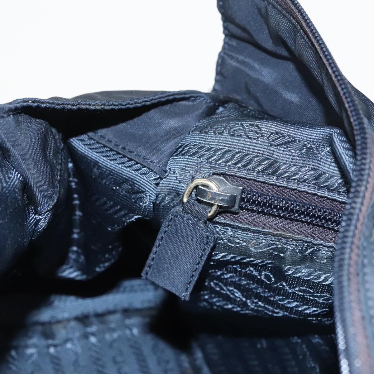Prada Re-Nylon Black Alligator Handbag (Pre-Owned) Size ONE SIZE - 12 Thumbnail