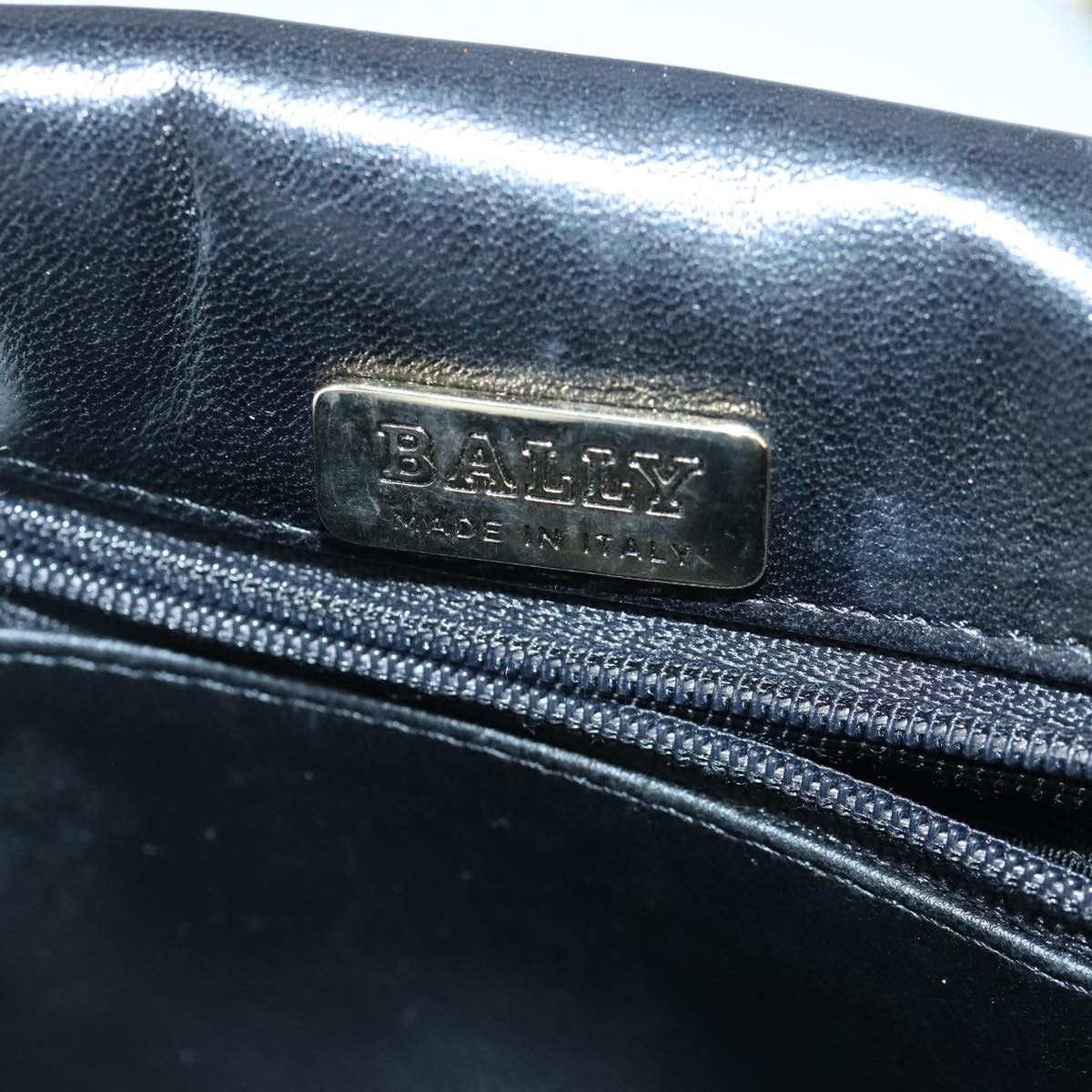 Bally Quilted Navy Leather Shoulder Bag (Pre-Owned) Size ONE SIZE - 16 Thumbnail