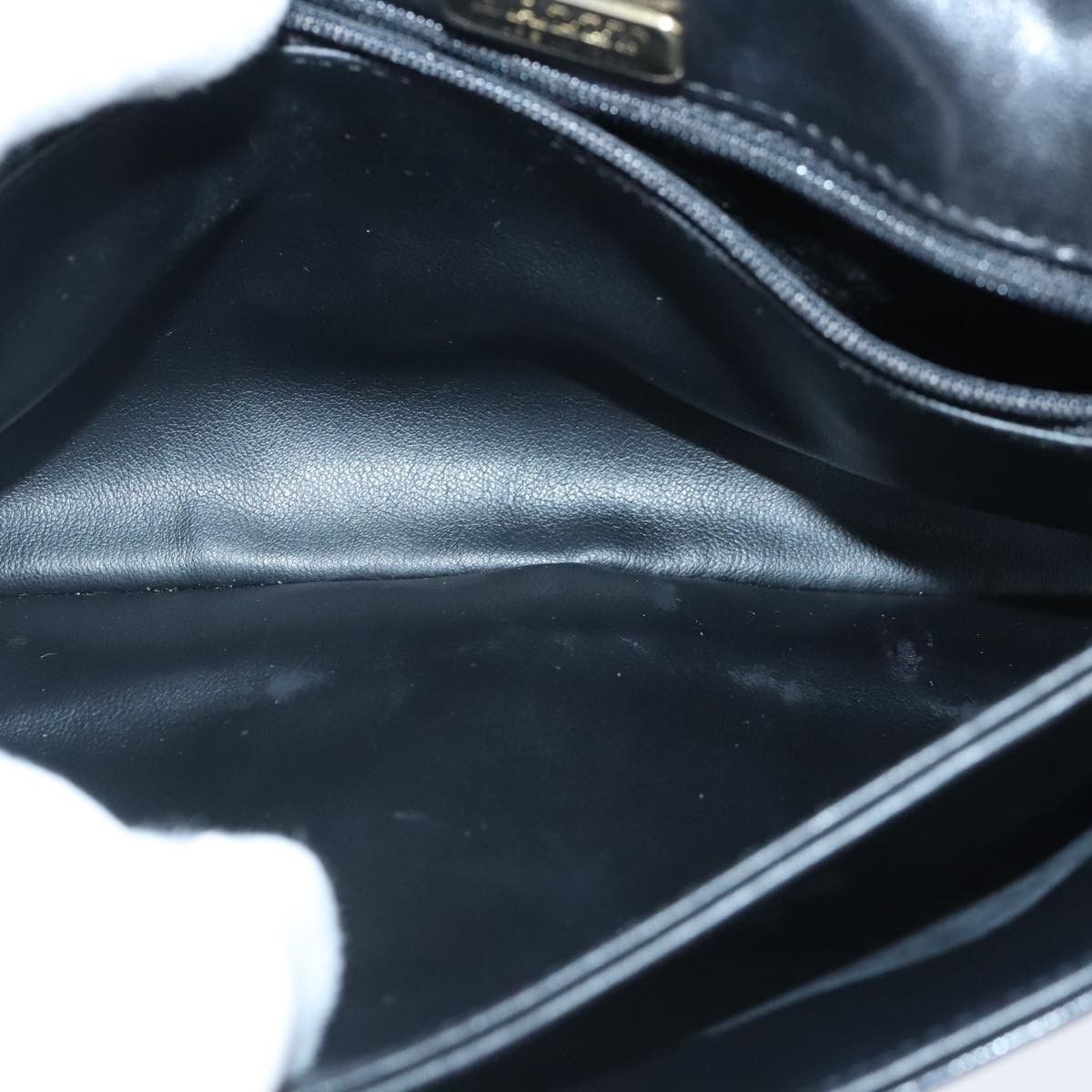 Bally Quilted Navy Leather Shoulder Bag (Pre-Owned) Size ONE SIZE - 17 Thumbnail