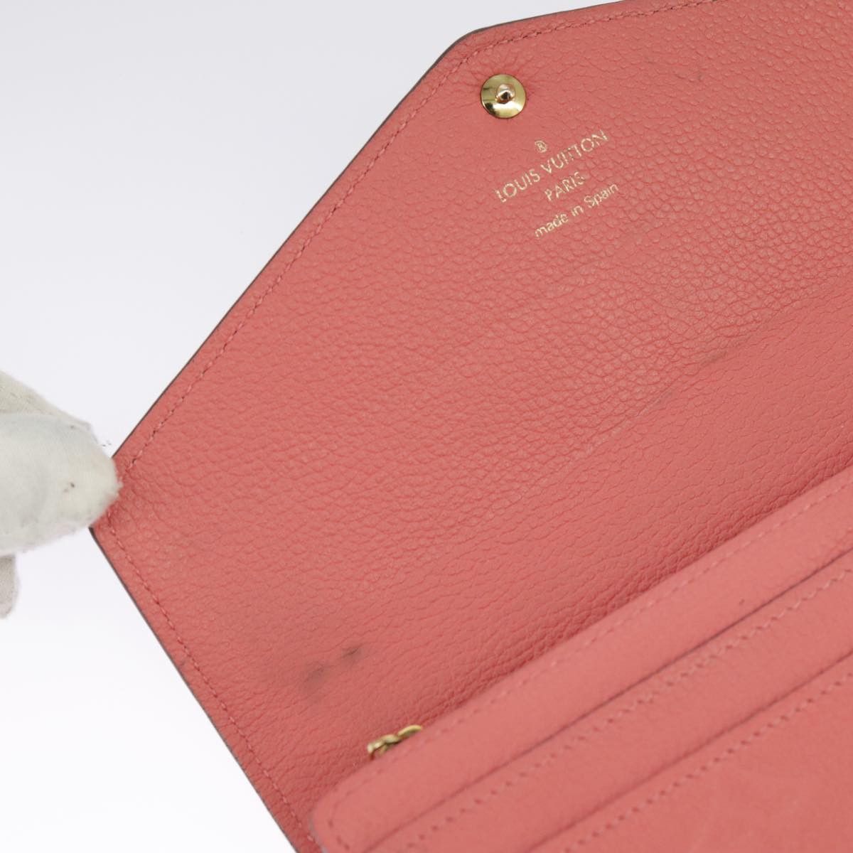 Louis Vuitton Sarah Pink Leather Wallet (Pre-Owned) Size ONE SIZE - 19 Thumbnail