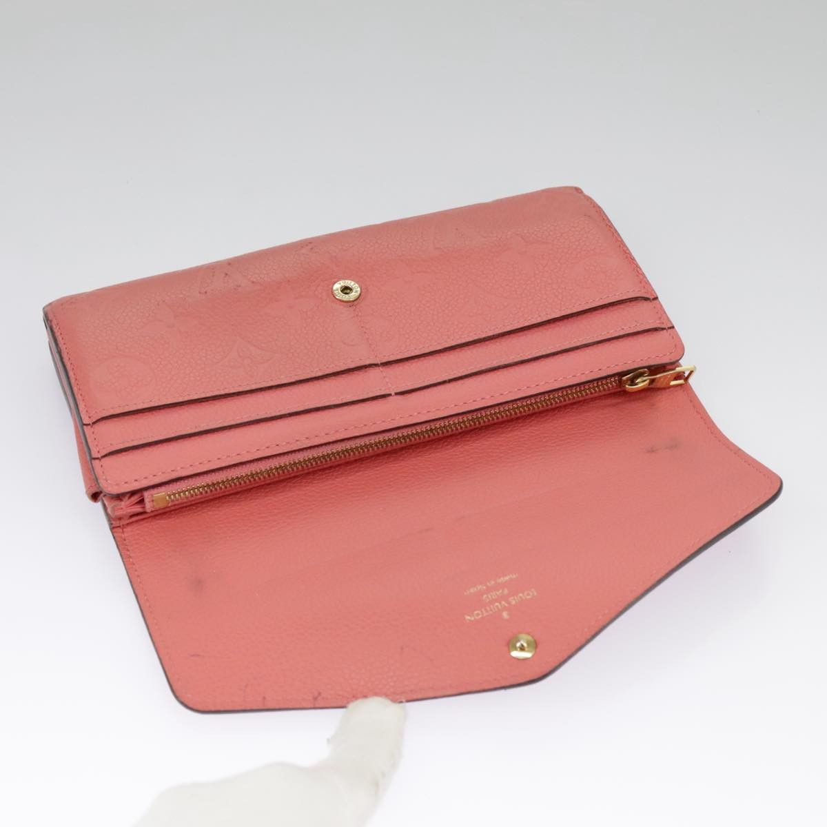 Louis Vuitton Sarah Pink Leather Wallet (Pre-Owned) Size ONE SIZE - 17 Thumbnail