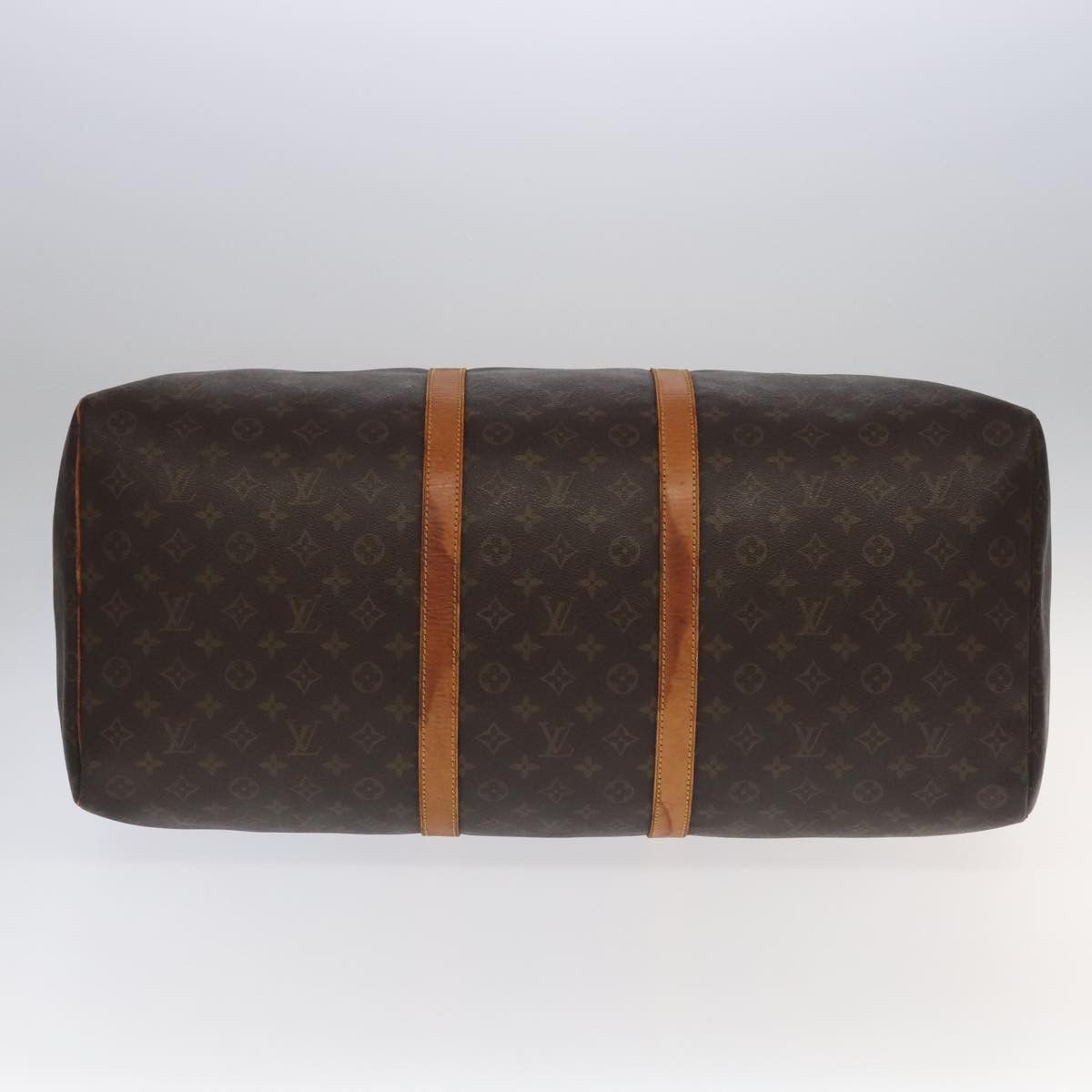 Louis Vuitton Keepall 60 Brown Canvas Travel Bag (Pre-Owned) Size ONE SIZE - 9 Thumbnail