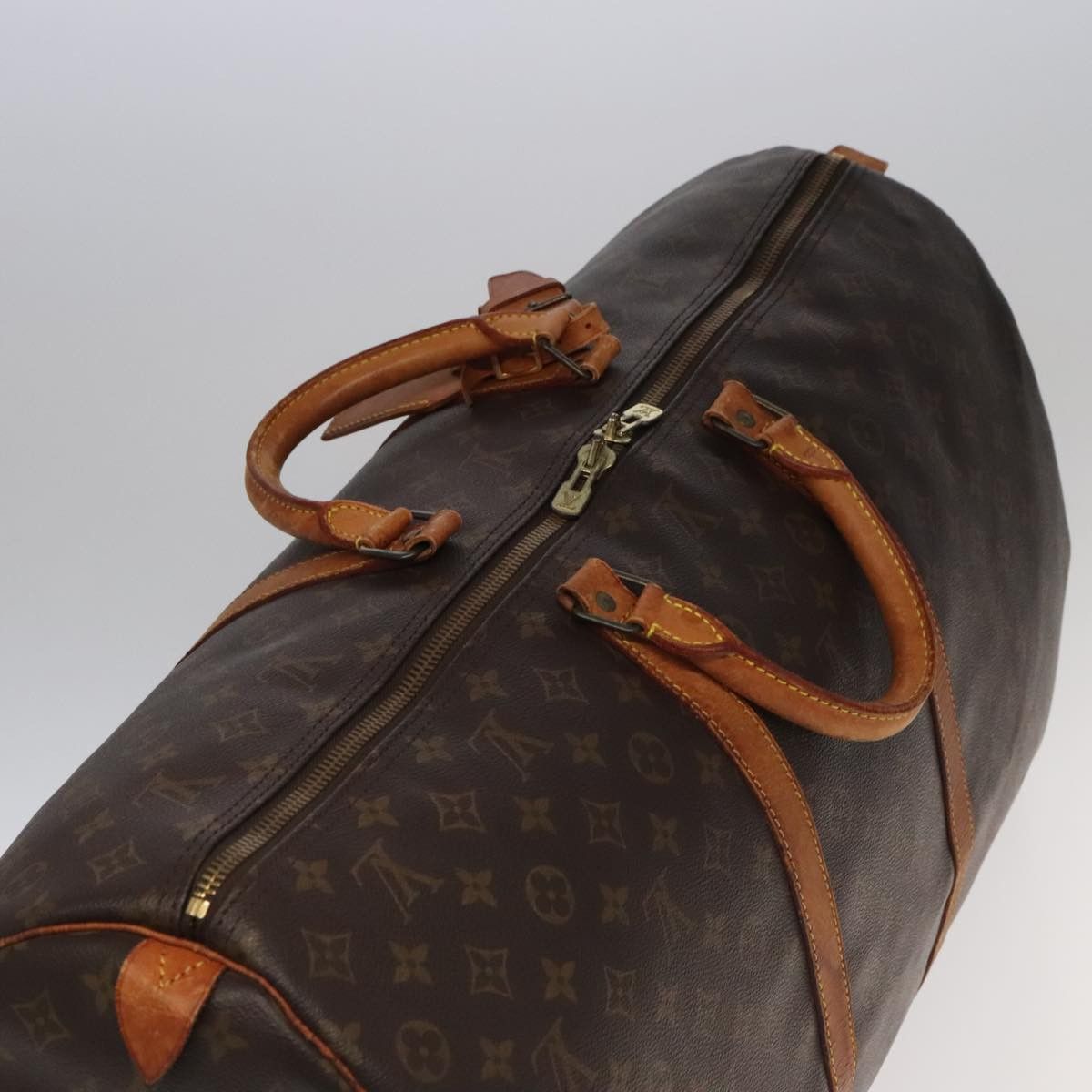 Louis Vuitton Keepall 60 Brown Canvas Travel Bag (Pre-Owned) Size ONE SIZE - 6 Thumbnail