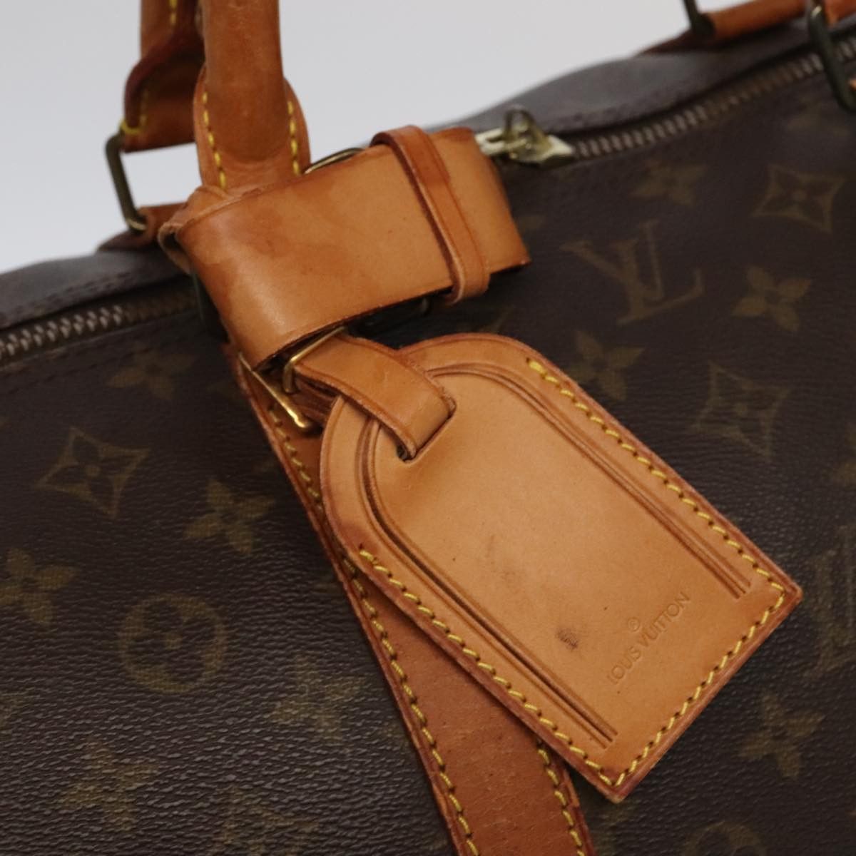 Louis Vuitton Keepall 60 Brown Canvas Travel Bag (Pre-Owned) Size ONE SIZE - 16 Thumbnail