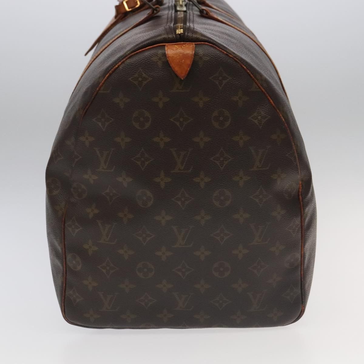 Louis Vuitton Keepall 60 Brown Canvas Travel Bag (Pre-Owned) Size ONE SIZE - 4 Thumbnail