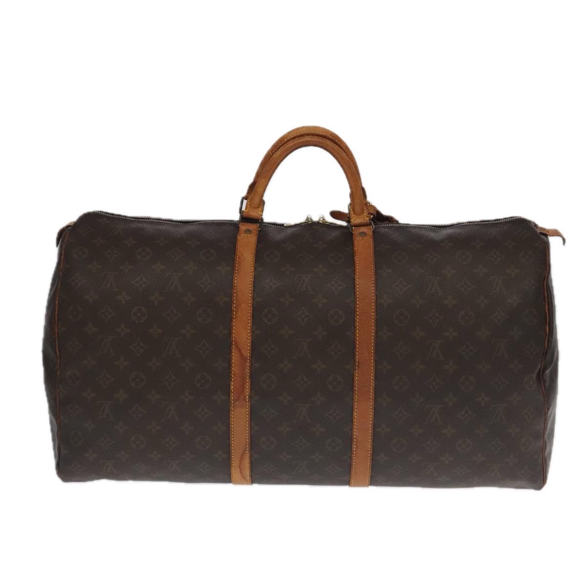 Louis Vuitton Keepall 60 Brown Canvas Travel Bag (Pre-Owned) Size ONE SIZE - 3 Thumbnail