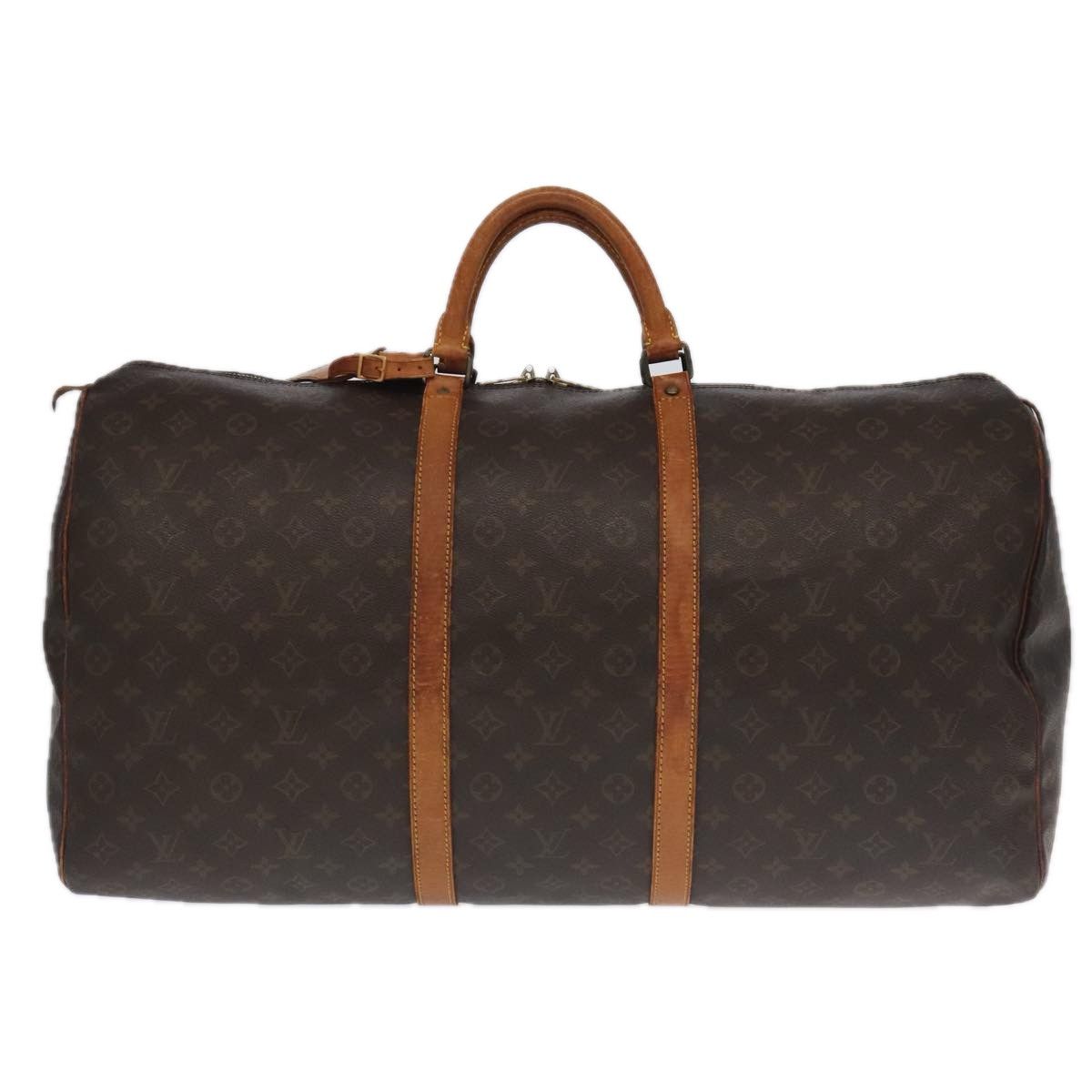 Louis Vuitton Keepall 60 Brown Canvas Travel Bag (Pre-Owned) Size ONE SIZE - 2 Thumbnail