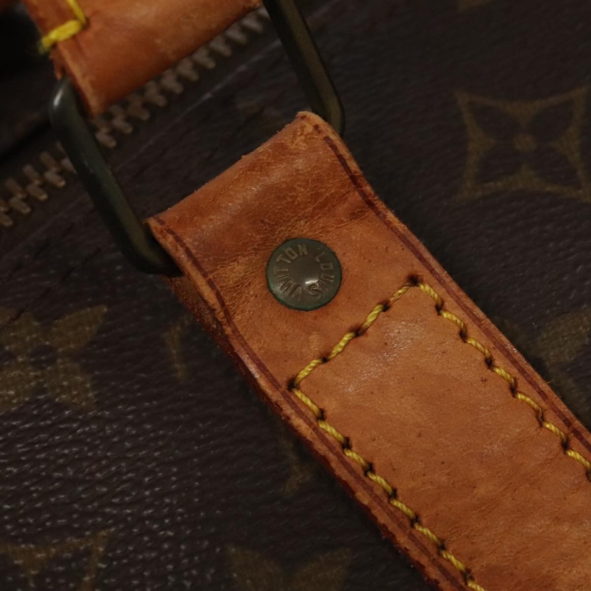 Louis Vuitton Keepall 60 Brown Canvas Travel Bag (Pre-Owned) Size ONE SIZE - 14 Thumbnail