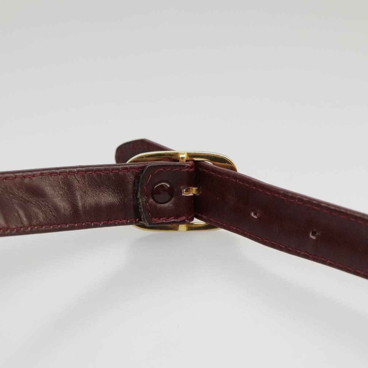 Salvatore Ferragamo Burgundy Leather Shoulder Bag (Pre-Owned) Size ONE SIZE - 9 Thumbnail