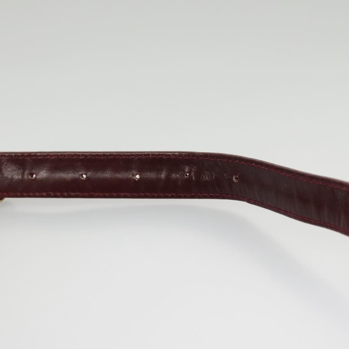 Salvatore Ferragamo Burgundy Leather Shoulder Bag (Pre-Owned) Size ONE SIZE - 10 Thumbnail