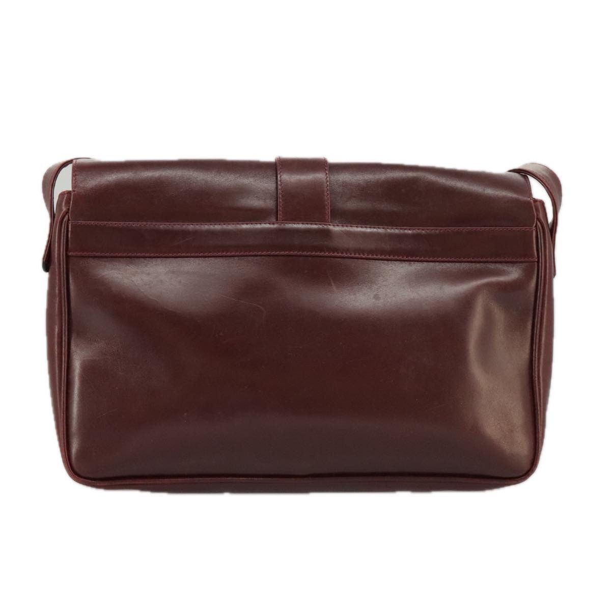 Salvatore Ferragamo Burgundy Leather Shoulder Bag (Pre-Owned) Size ONE SIZE - 2 Thumbnail