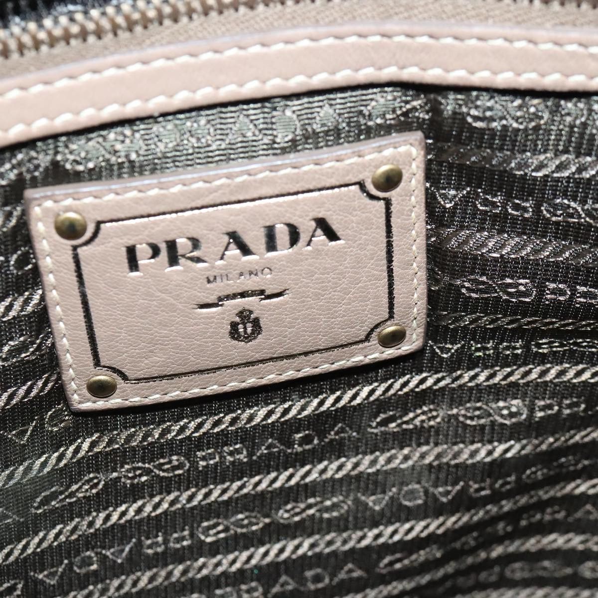 Prada Brown Leather Handbag (Pre-Owned) Size ONE SIZE - 15 Thumbnail