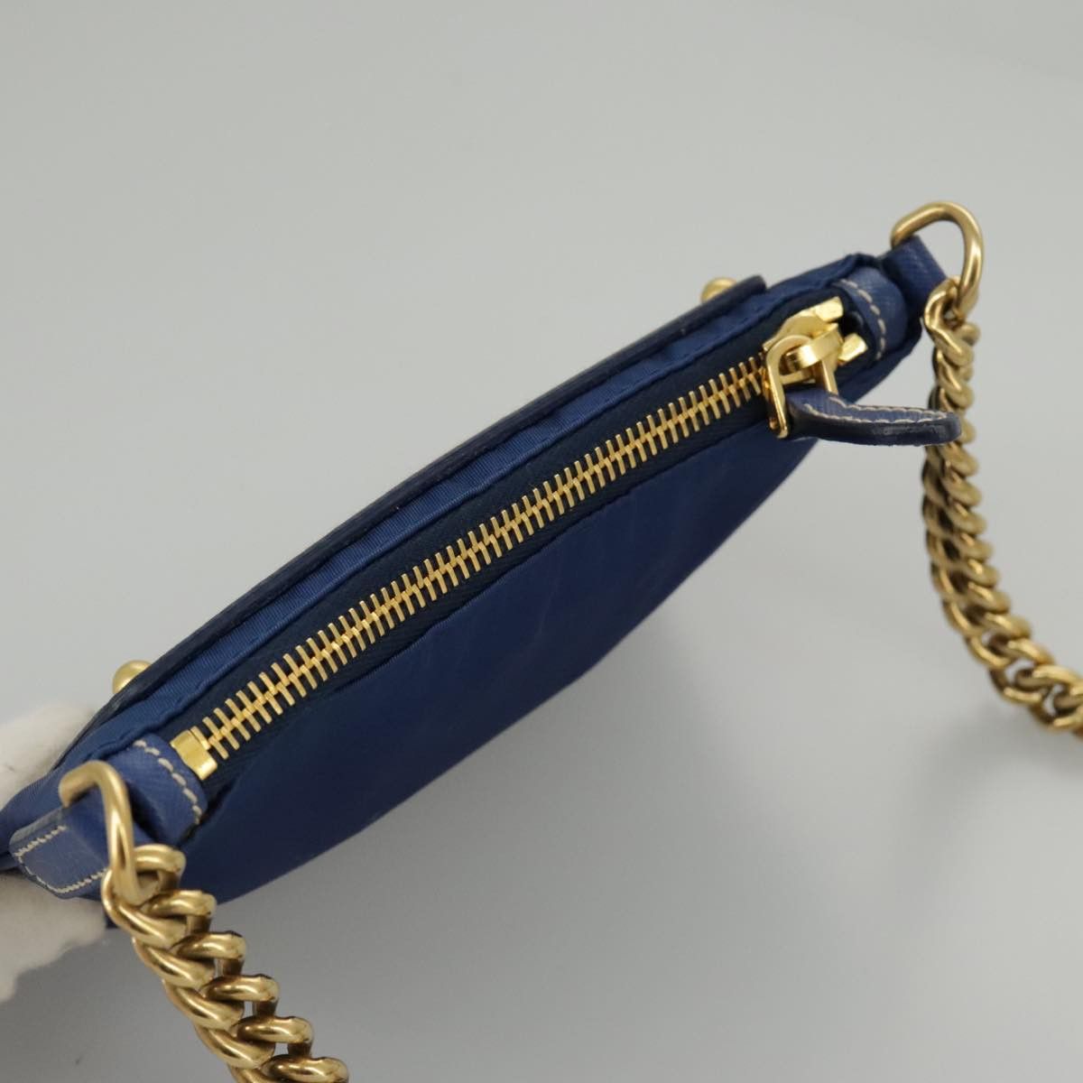 Prada Blue Synthetic Clutch Bag (Pre-Owned) Size ONE SIZE - 19 Thumbnail