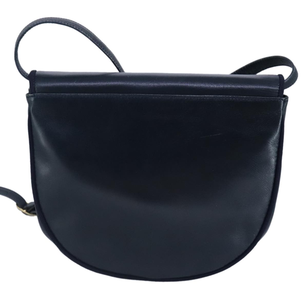 Salvatore Ferragamo Vara Navy Leather Shoulder Bag (Pre-Owned) Size ONE SIZE - 2 Thumbnail