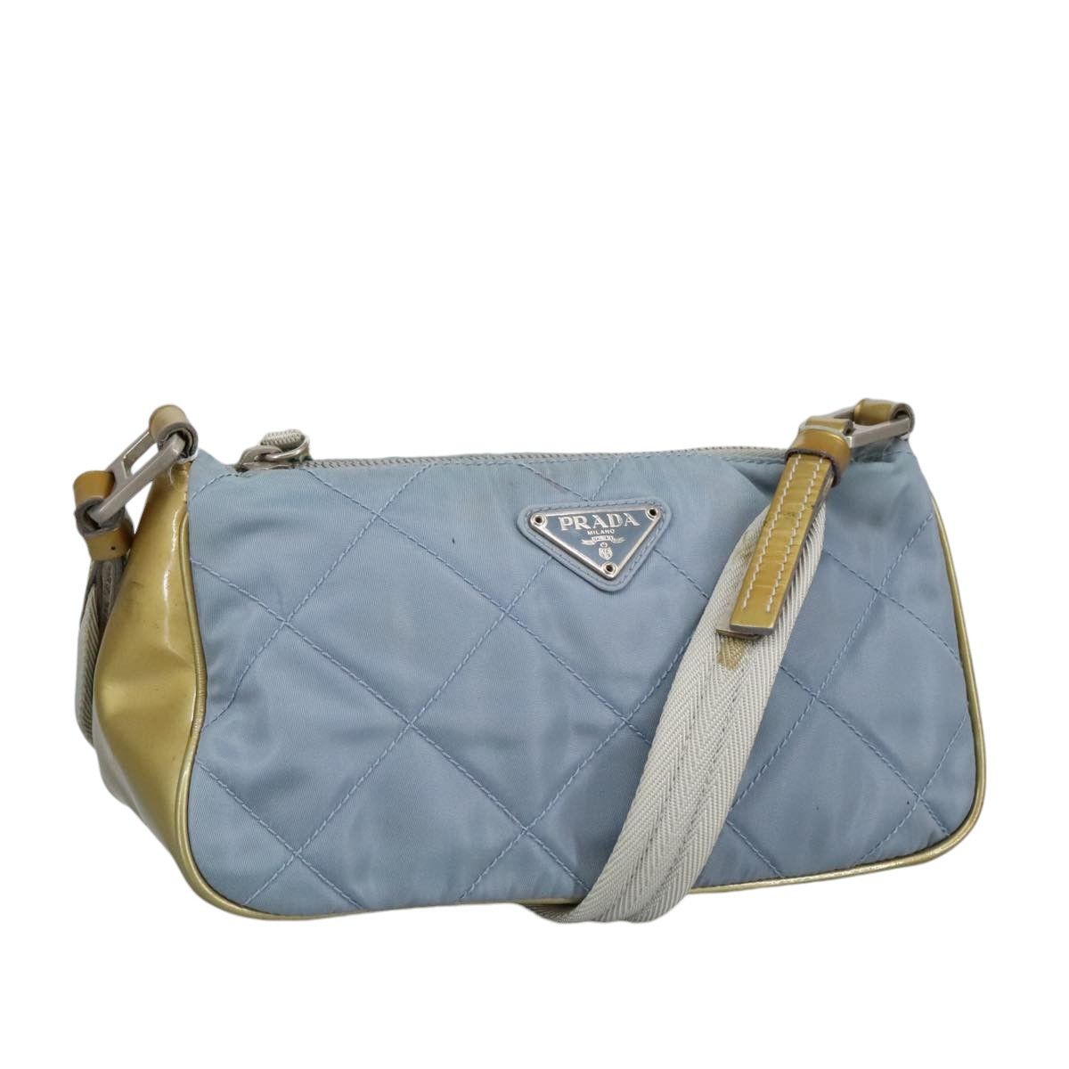Prada Re-Nylon Blue Synthetic Shoulder Bag (Pre-Owned) Size ONE SIZE - 18 Thumbnail