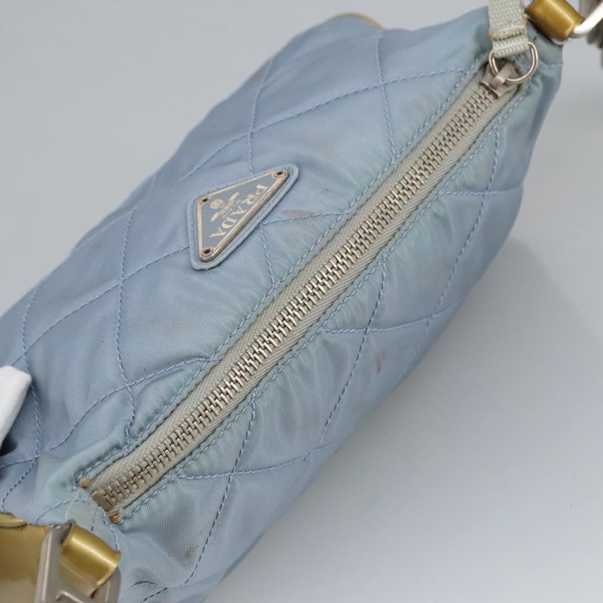 Prada Re-Nylon Blue Synthetic Shoulder Bag (Pre-Owned) Size ONE SIZE - 19 Thumbnail