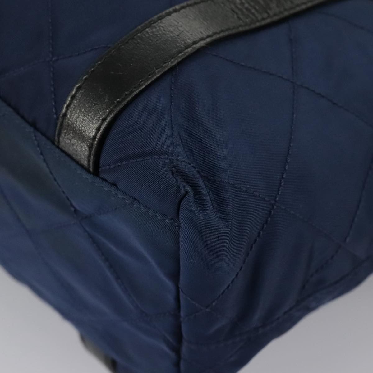 Prada Navy Synthetic Shoulder Bag (Pre-Owned) Size ONE SIZE - 14 Thumbnail