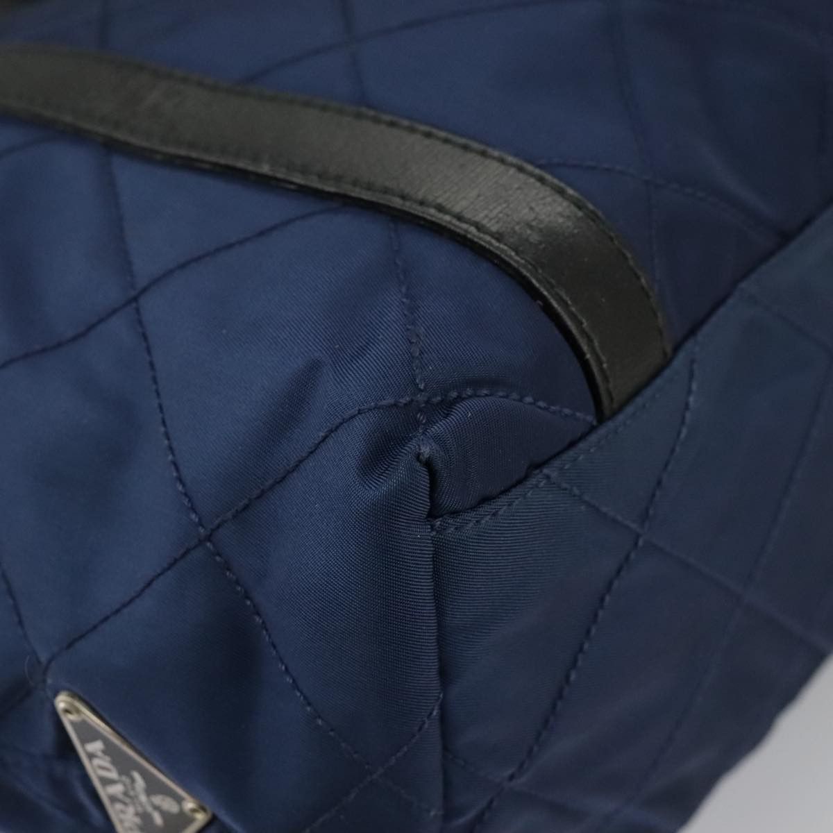 Prada Navy Synthetic Shoulder Bag (Pre-Owned) Size ONE SIZE - 13 Thumbnail