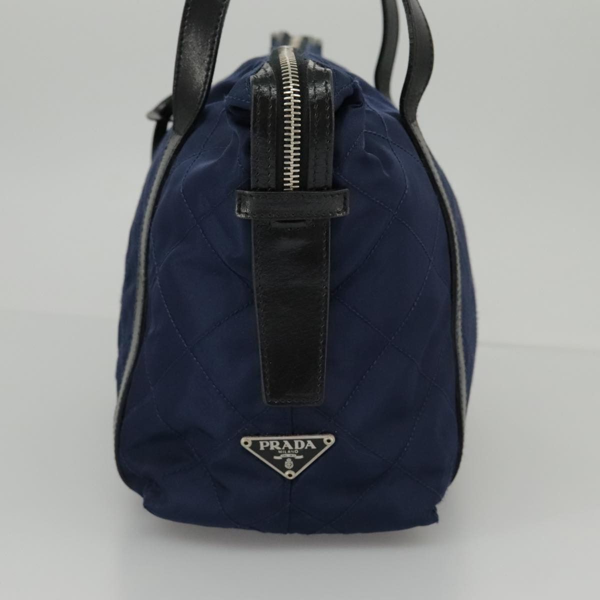 Prada Navy Synthetic Shoulder Bag (Pre-Owned) Size ONE SIZE - 4 Thumbnail