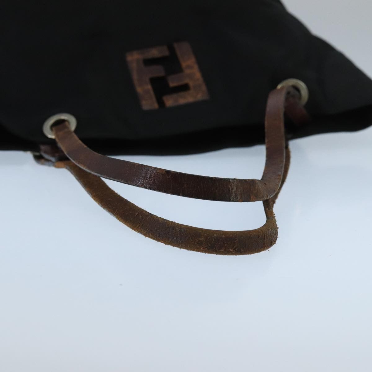 Fendi Ff Black Synthetic Tote Bag (Pre-Owned) Size ONE SIZE - 5 Thumbnail