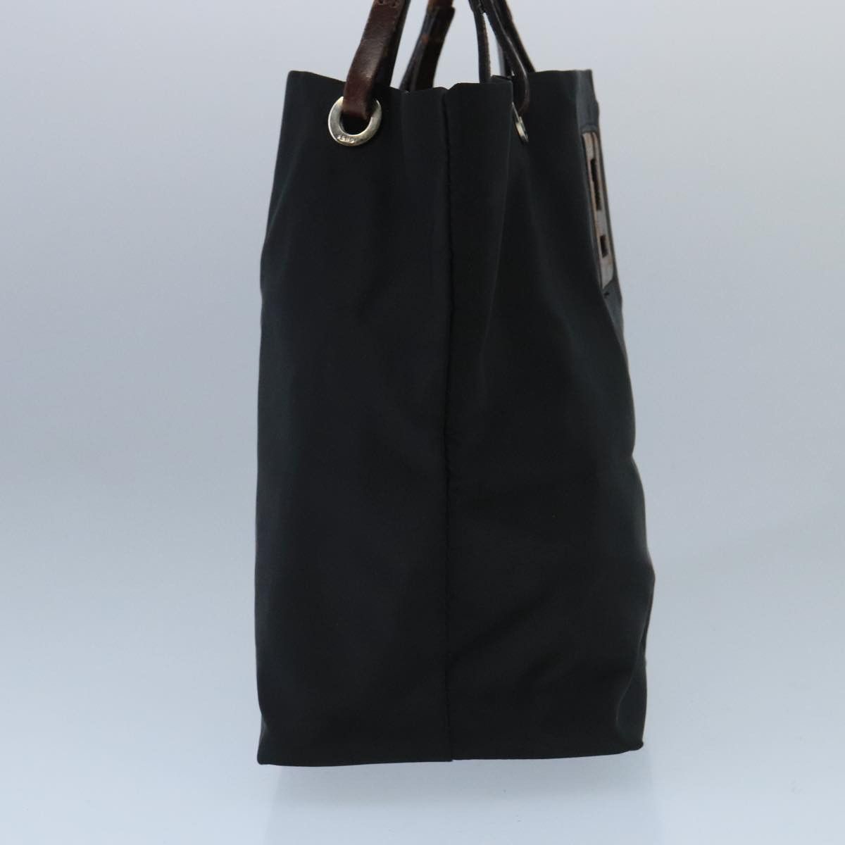Fendi Ff Black Synthetic Tote Bag (Pre-Owned) Size ONE SIZE - 4 Thumbnail