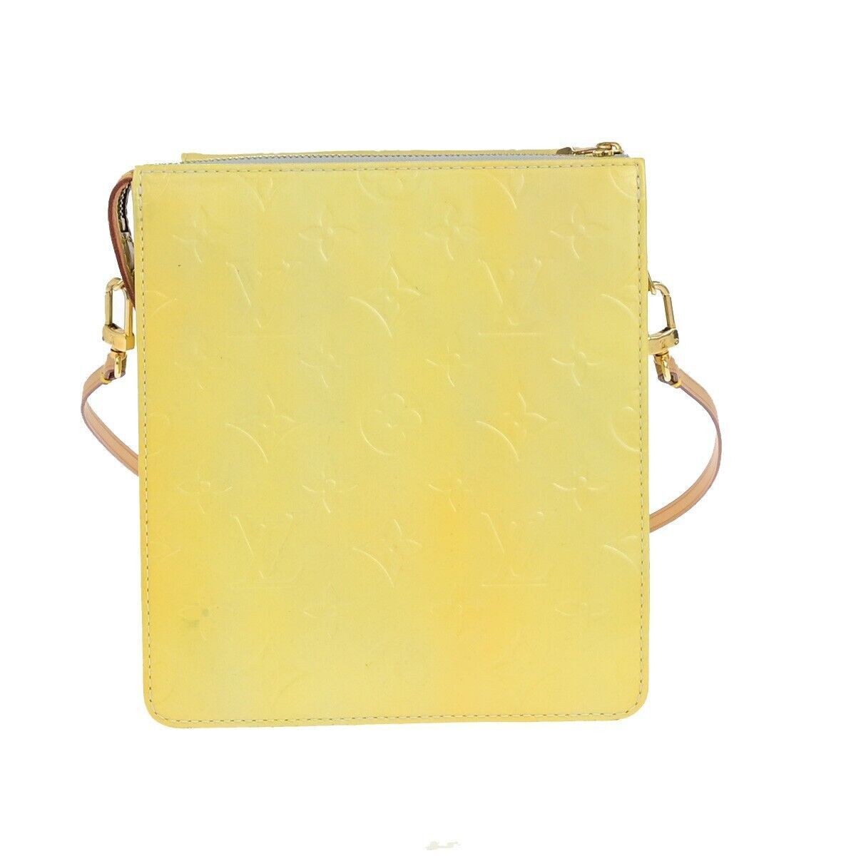 Louis Vuitton Mott Yellow Leather Handbag (Pre-Owned) Size ONE SIZE - 2 Thumbnail